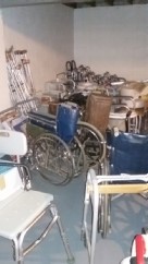 we have crutches, walkers, and other mobility devices.